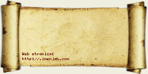 Nina Trnjaković vizit kartica